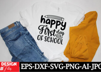 Happy First Day Of School T-shirt Design, Welcome Back To School PNG, Retro Back To School Png, Back To School shirt Png, First day of schoo