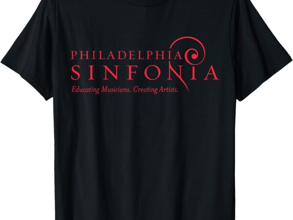 Red sinfonia design t-shirt