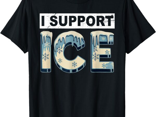 Retro i support ice vintage t-shirt