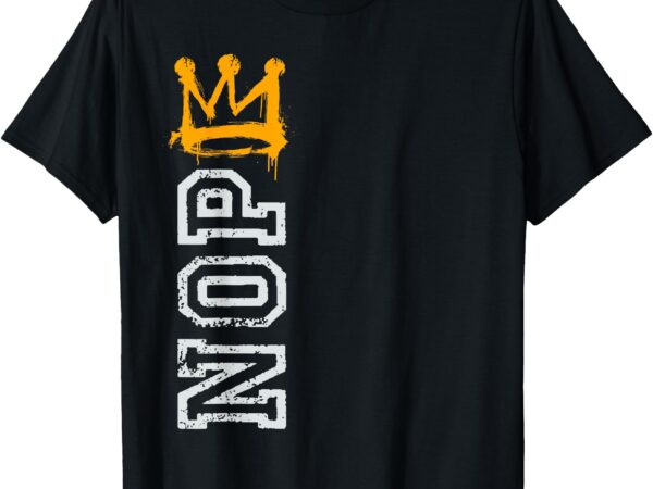Retro no kings nope protest sign shirt for men women t-shirt