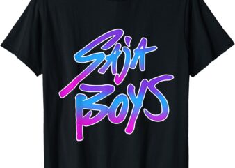 Retro Saja First Name Vintage Boys Gifts for Men Women T-Shirt