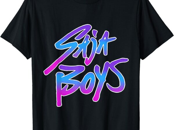 Retro saja first name vintage boys gifts for men women t-shirt