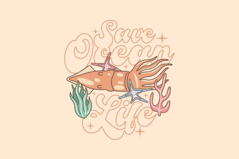 Underwater Sea Animals T-shirt Designs Bundle