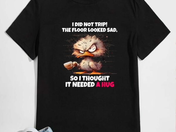 I did not strip the floor looked sad so i thought it need a t-shirt design