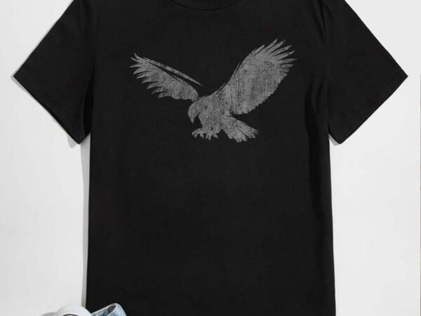 Beautiful eagle american bird silhouette flying vintage usa t-shirt design Beautiful eagle american bird silhouette flying vintage usa t-shirt design