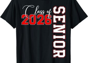 Senior 2026 graduation my last first day of class of 2026 t-shirt