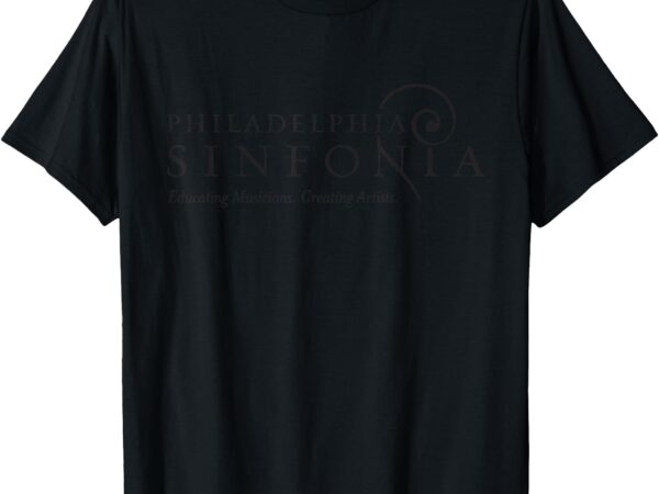 Sinfonia logo design t-shirt