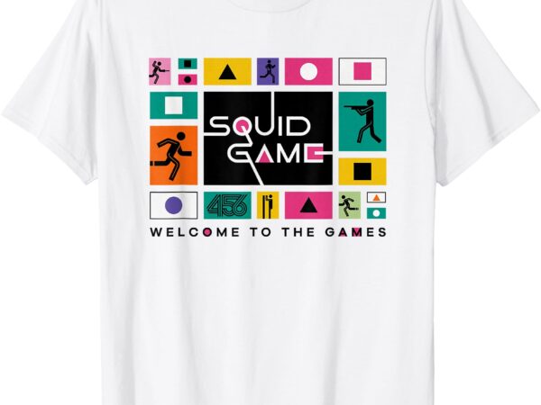 Squid game season 3 welcome to the games logo t-shirt