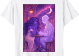 Starry Eyed Cosmic Romantic Lover T-Shirt