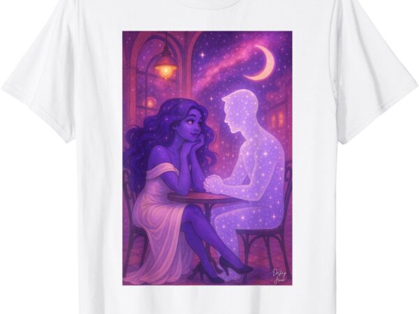 Starry eyed cosmic romantic lover t-shirt