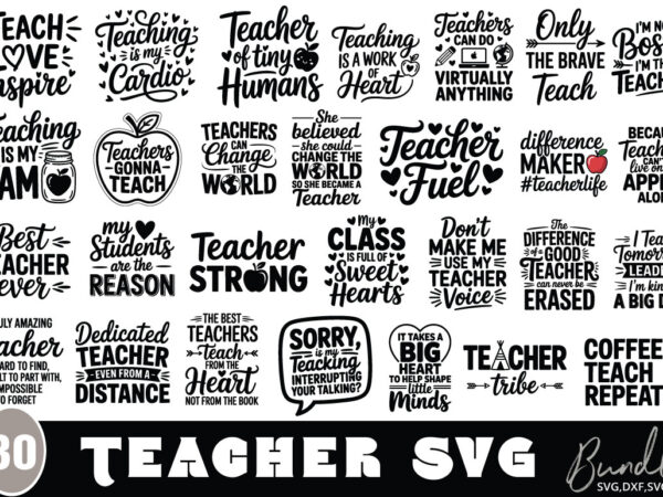 Teacher t-shirt bundle teacher svg bundle