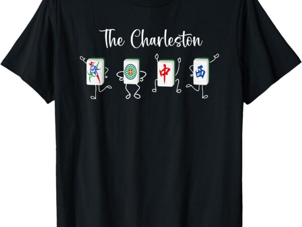 The charleston mahjong, funny mahjong dance t-shirt