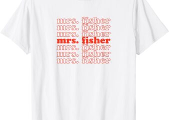 The Summer I Turned Pretty – Mrs. Fisher Red Repeat T-Shirt