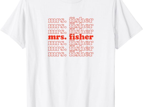 The summer i turned pretty – mrs. fisher red repeat t-shirt