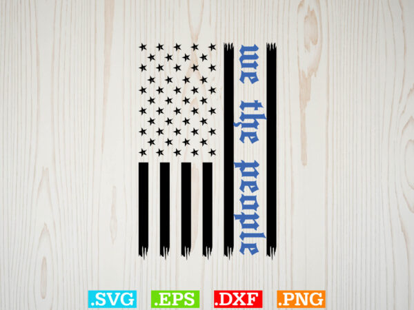 Thin blue line svg, american flag svg, patriotic svg t shirt designs for sale