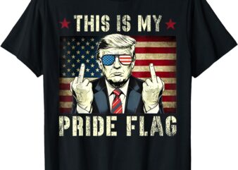 This Is My Pride Flag USA American Patriotic T-Shirt