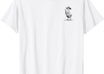 Today I’m A Serious Goose Funny Cowboy Goose T-Shirt