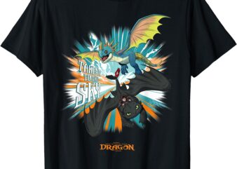 Toothless and Stormfly Take to the Sky T-Shirt