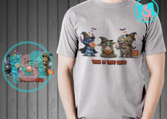 Trick or treat squad png, halloween png, stitch halloween, oogie boogie halloween