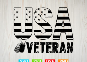 Usa flag veteran svg svg, american flag svg, patriotic svg
