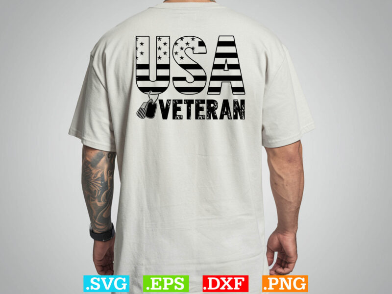 USA Flag Veteran Svg Svg, American flag Svg, Patriotic Svg
