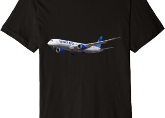 United N25982 at LAX Premium T-Shirt