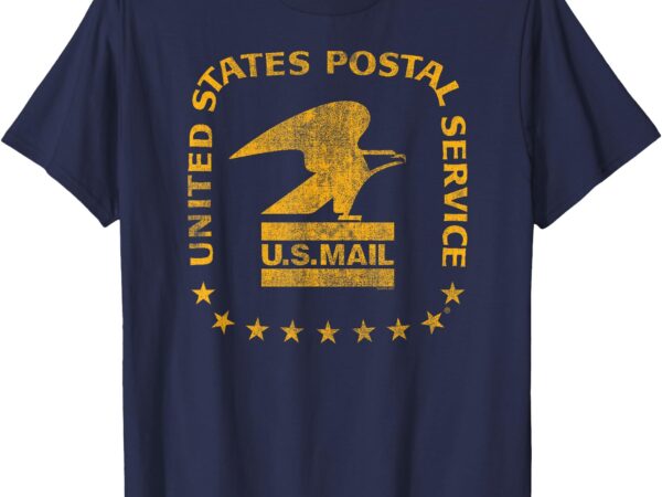 United states postal service vintage mail seal t-shirt