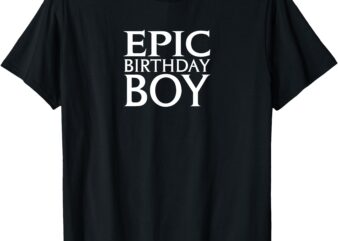 Universal Epic Universe Epic Birthday Boy Front & Back T-Shirt