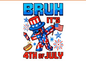 Bruh 4th of july dabbing gamer png, gamer 4th of july png