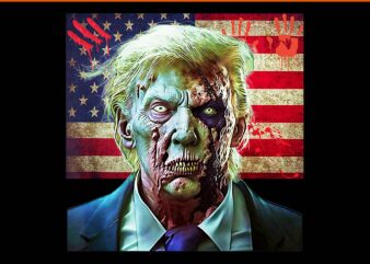 Zombie Trump Presidential Election PNG, Zombie Trump PNG, Trump Halloween PNG