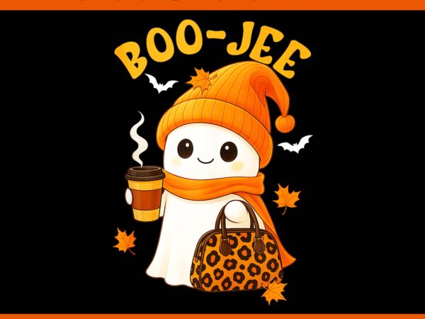 Boo jee ghost halloween beanie ghost coffee png, boo jee ghost halloween t shirt template