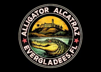 Alligator Alcatraz PNG, Florida Everglades Parody PNG, Alligator Alcatraz Evergladees PNG
