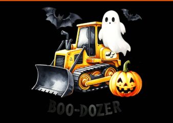 Bulldozer Construction Trucks Ghost Halloween PNG