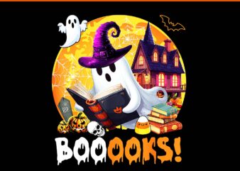 Booooks halloween png, ghost boo reading books bookworm librarian png, ghost book halloween png