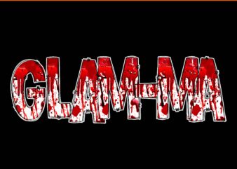 Spooky creepy grandma glam-ma halloween png, grandma glam-ma halloween png