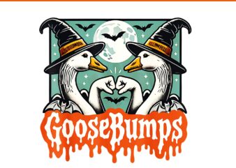 Goose Bumps Goosebumps PNG, Geese Fist Bump Halloween PNG, Goose Bumps Halloween PNG