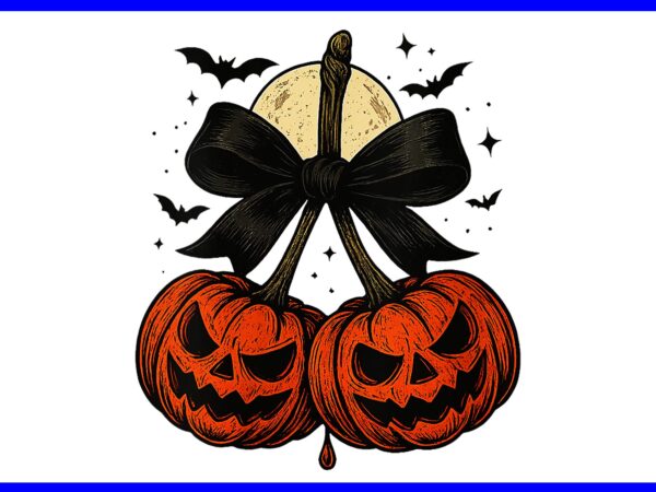 Pumpkin fall lace coquette png, face pumpkin season halloween png t shirt illustration