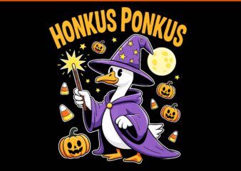 Honkus Ponkus PNG, Funny Goose Halloween PNG, Honkus Ponkus Goose Halloween PNG