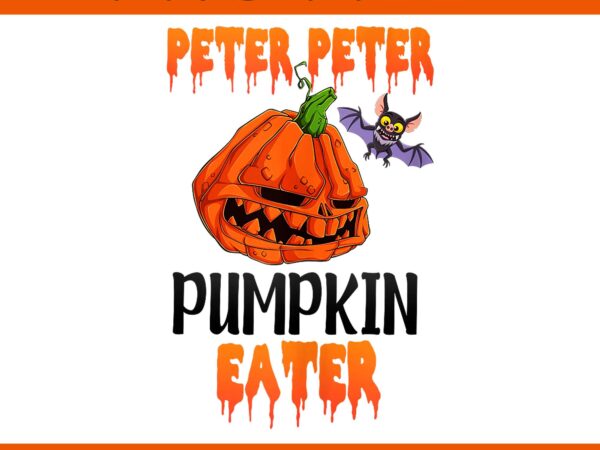 Peter peter pumpkin eater png, pumpkin halloween png t shirt illustration