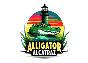 Alligator Alcatraz PNG, Florida Everglades Parody PNG, Alligator Alcatraz Evergladees PNG