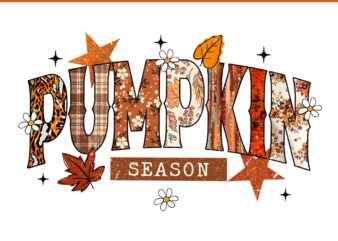 Vintage Pumpkin Season Thanksgiving Autumn Fall Halloween PNG