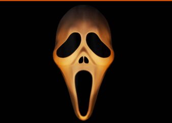 Ghost Face Spooky Halloween PNG