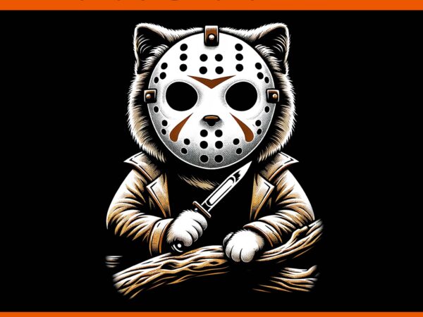 Retro art cute cat horror movie kawaii kittens png, cat horror halloween png t shirt design online