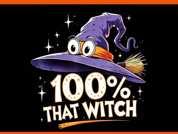 100% that witch googly-eyed witch hat halloween png