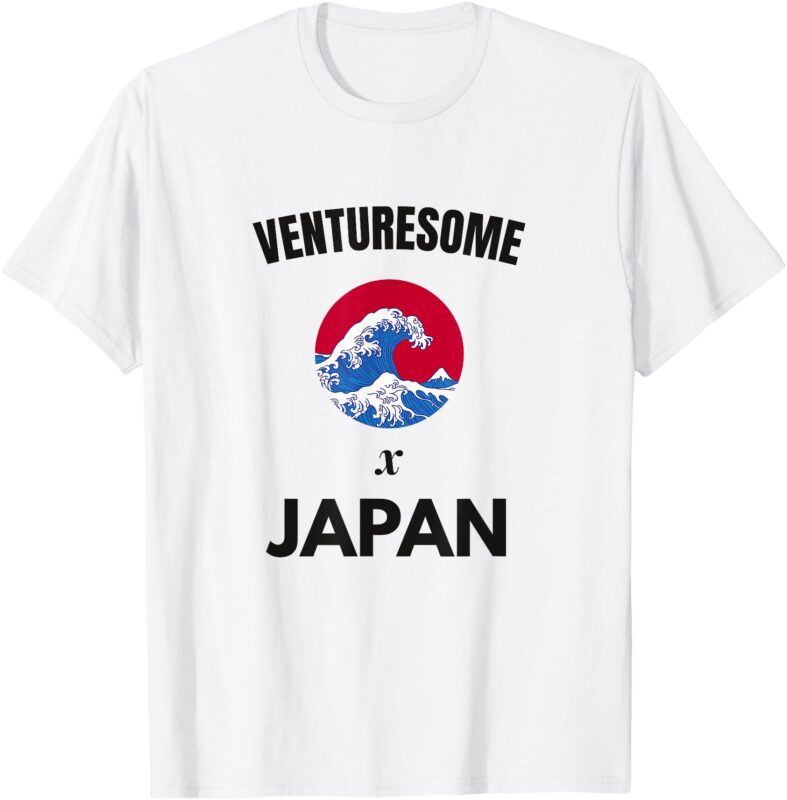 Venturesome x Japan Red Sun Wave Travel Adventure Shirt T-Shirt