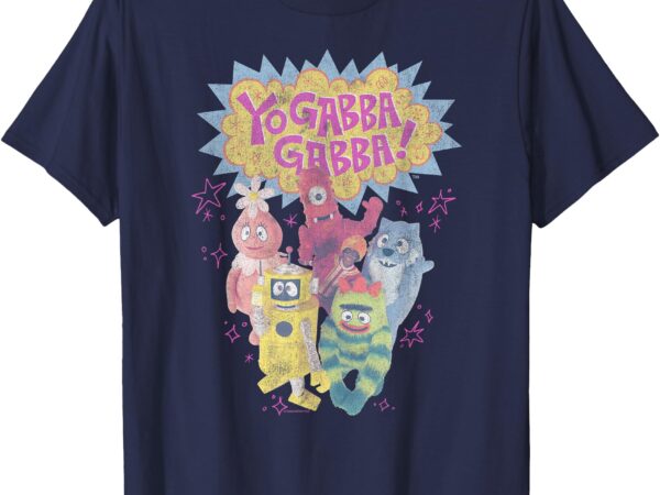 Vintage logo with characters tv show t-shirt
