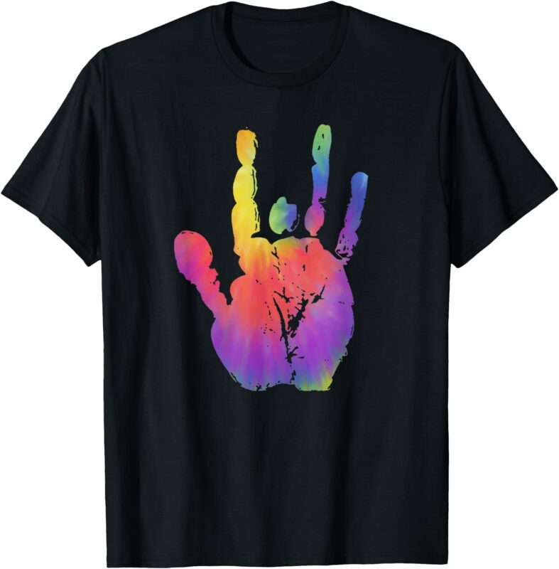 Vintage Retro Jerry Tie Dye Hand Gift Tee T-Shirt
