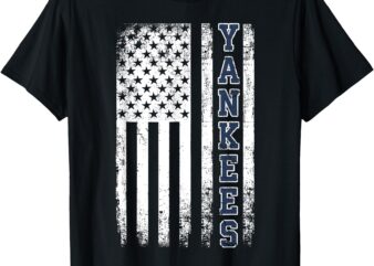 Vintage Yankees Retro Style 70s 80s First Name For Men Women T-Shirt