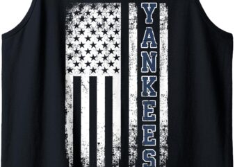Vintage Yankees Retro Style 70s 80s First Name For Men Women Tank Top
