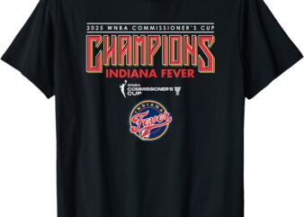 WNBA Official 2025 Commissioner’s Cup Champion Indiana Fever T-Shirt